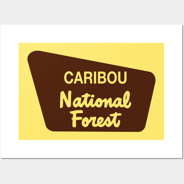 Caribou National Forest Wall Art by nylebuss